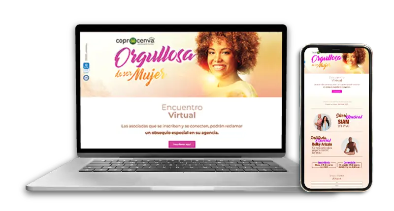 landing page para registro para eventos