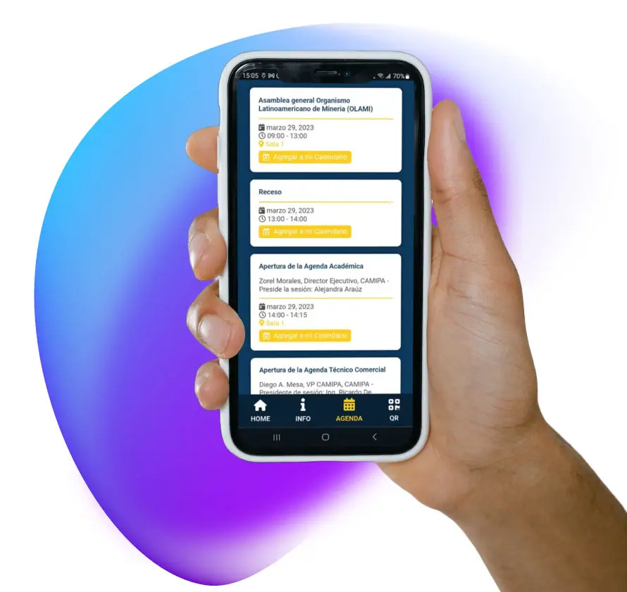 Agenda en App para Eventos bmotik